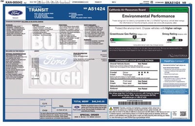 2021 Ford Transit-350 Cargo Van 148 WB High Roof Extended Cargo