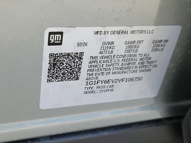 2027 Chevrolet Bolt LT