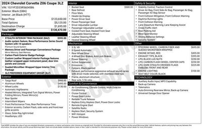 2024 Chevrolet Corvette Z06 3LZ