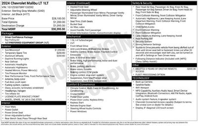 2024 Chevrolet Malibu 1LT