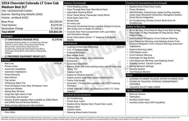 2024 Chevrolet Colorado LT