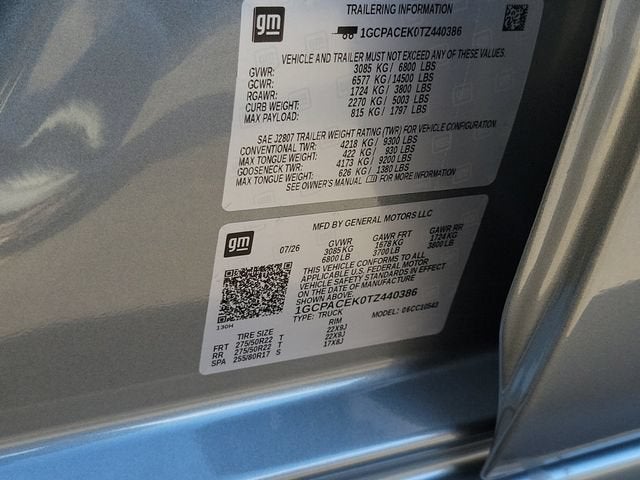 2026 Chevrolet Silverado 1500 LT