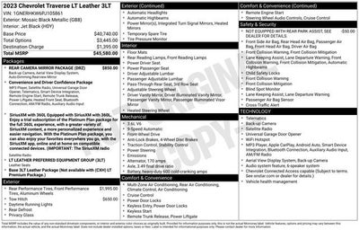 2023 Chevrolet Traverse LT Leather