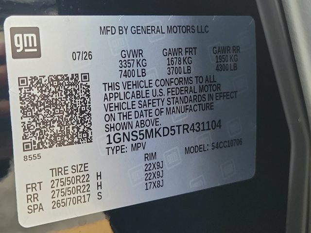 2026 Chevrolet Tahoe LS