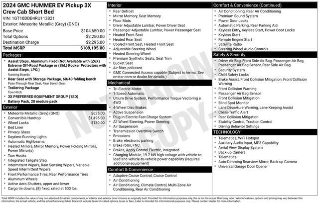 2024 GMC HUMMER EV Pickup 3X
