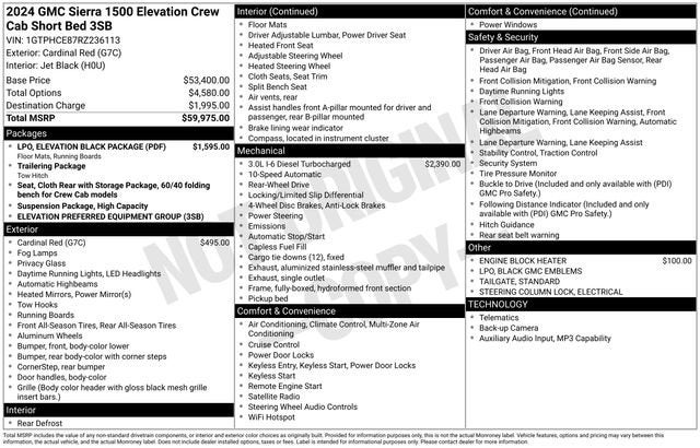 2024 GMC Sierra 1500 Elevation
