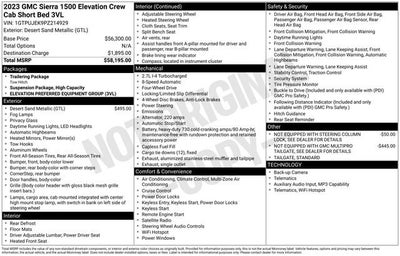 2023 GMC Sierra 1500 Elevation