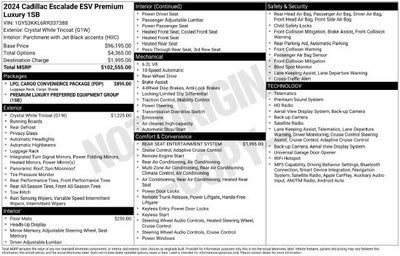 2024 Cadillac Escalade ESV Premium Luxury