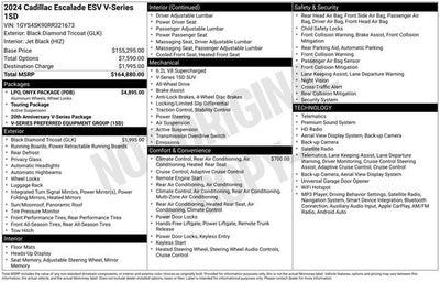 2024 Cadillac Escalade ESV V-Series