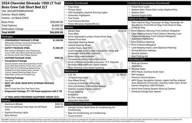 2024 Chevrolet Silverado 1500 LT Trail Boss