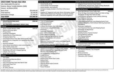 2023 GMC Terrain SLE