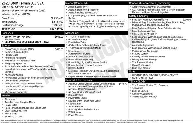 2023 GMC Terrain SLE