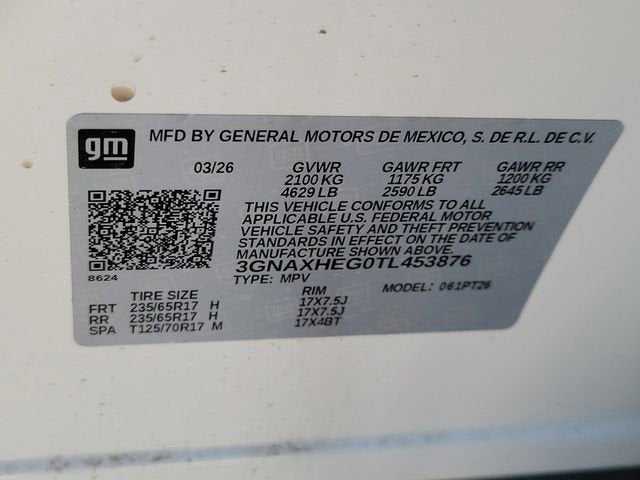 2026 Chevrolet Equinox LT