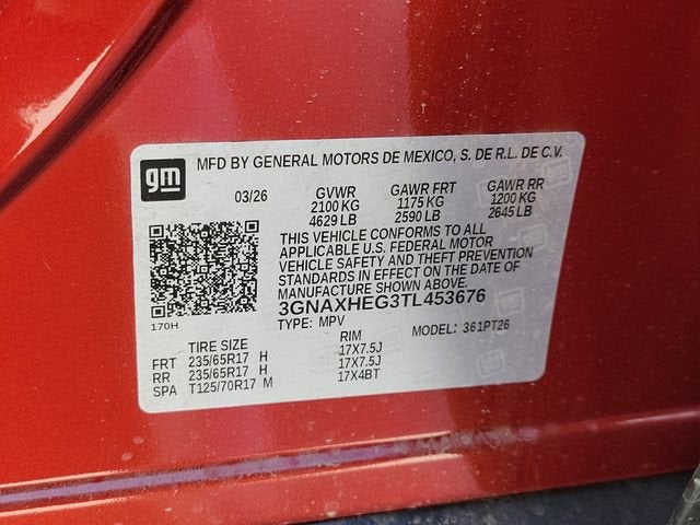 2026 Chevrolet Equinox LT