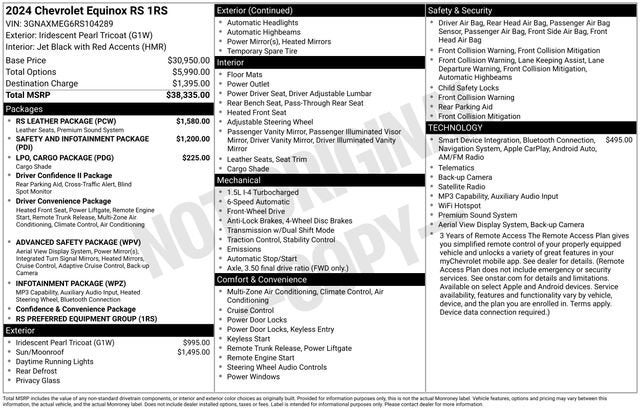 2024 Chevrolet Equinox RS
