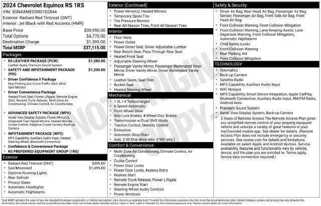 2024 Chevrolet Equinox RS