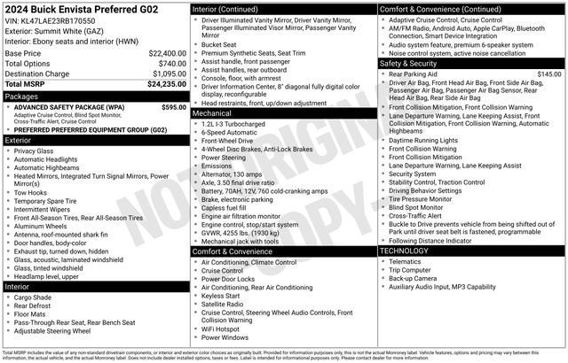 2024 Buick Envista Preferred