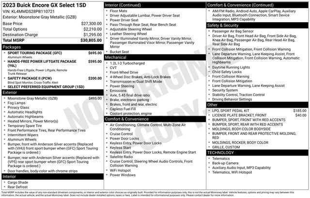 2023 Buick Encore GX Select