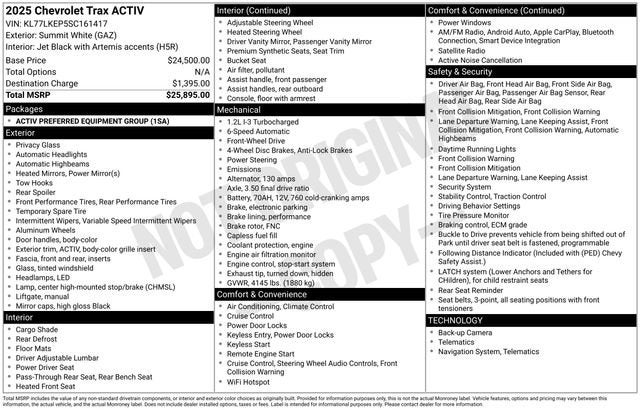 2025 Chevrolet Trax ACTIV