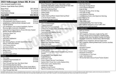 2023 Volkswagen Arteon 2.0T SEL R-Line
