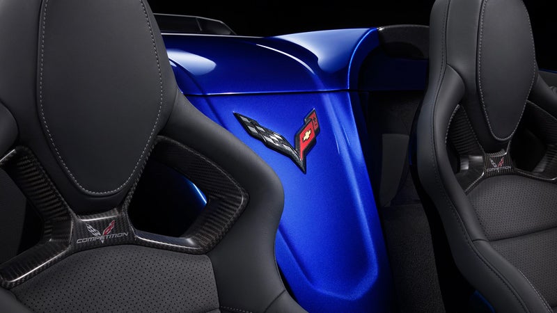 Chevrolet Corvette Seats with logo