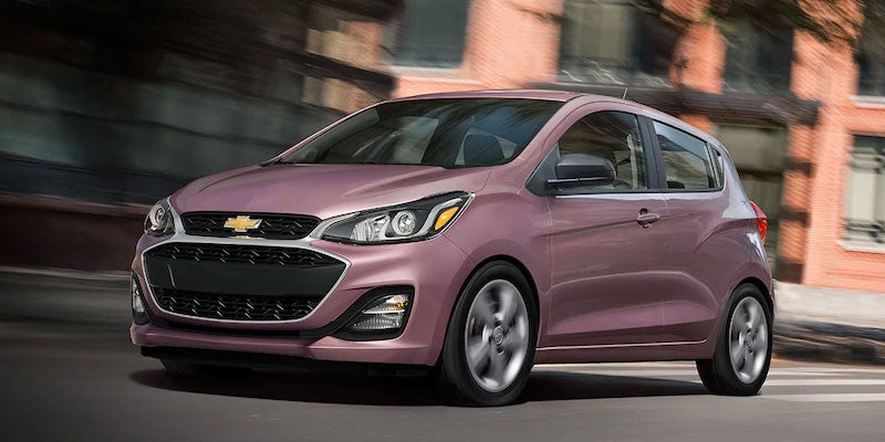 Chevrolet Spark Driving on road