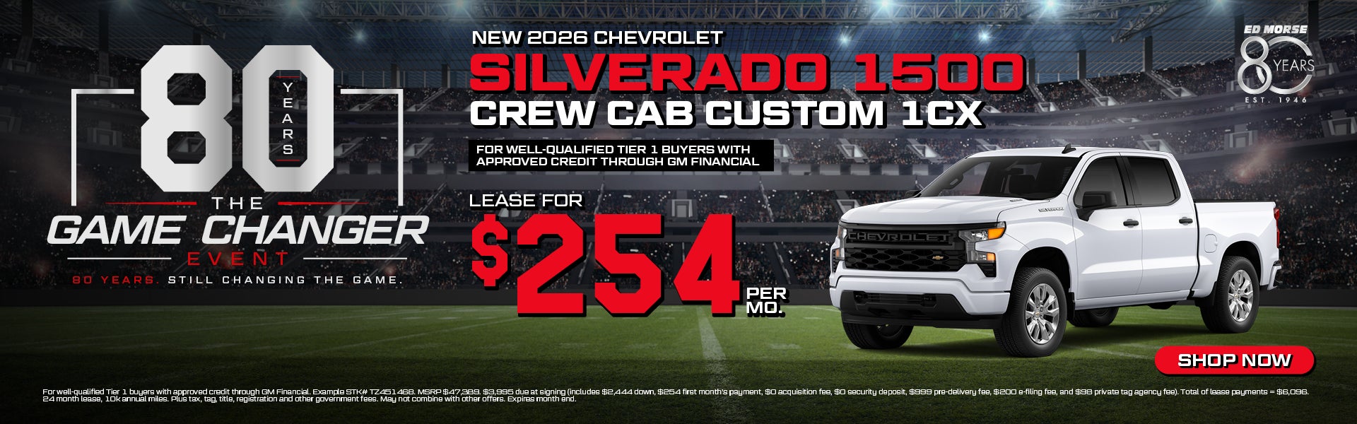 New 2026 Chevrolet Silverado 1500 Crew Cab Custom 1CX