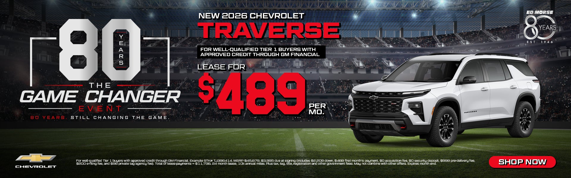 New 2026 Chevrolet Traverse